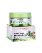 Patanjali Aloevera Moisturizing Cream, 50g With Shea Butter, Coconut, Wheat Germ & Olive Oil